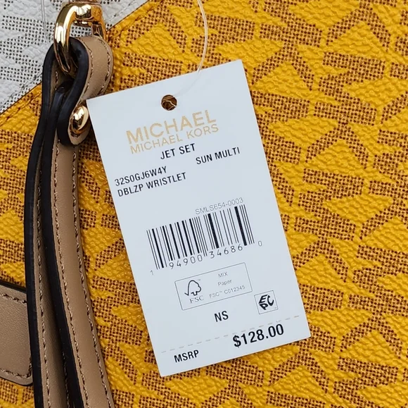 Michael Kors Carter Logo LG Color-Block Tote SET - Picture 11 of 12